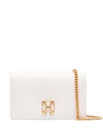 Off-White Jitney 0.5 leather shoulder bag - Blanc