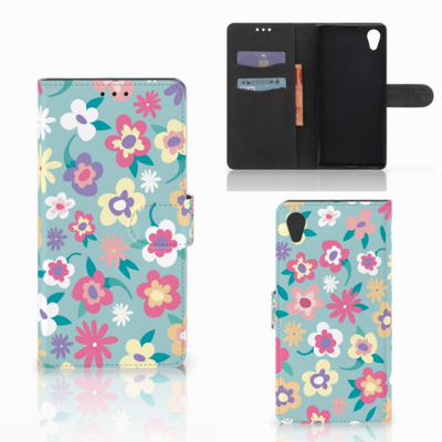 Sony Xperia XA1 Plus Hoesje Flower Power