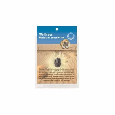 Gezondheids Hanger Obsidiaan Sneeuwvlok Gezondheids Hanger Obsidiaan Sneeuwvlok