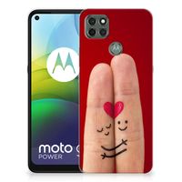 Motorola Moto G9 Power Silicone Back Cover Liefde - Origineel Romantisch Cadeau