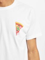 Mister Tee / t-shirt Create Your Pizza in wit