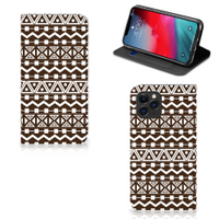 Apple iPhone 11 Pro Hoesje met Magneet Aztec Brown - thumbnail