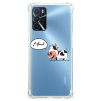 OPPO A16 | A16s | A54s Stevig Bumper Hoesje Cow