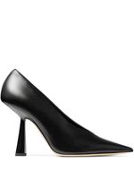 Jimmy Choo mules Maryanne 100 mm en cuir - Noir