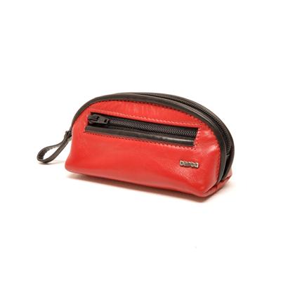 Berba Leren Sleuteletui  Soft 003-094 Red Black
