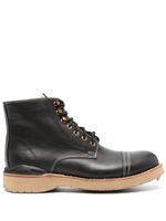 visvim bottines Virgil Cap en cuir - Noir - thumbnail