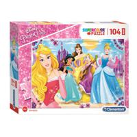 Clementoni Legpuzzel Super Color Maxi Prinses, 104st. - thumbnail