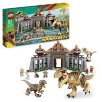 LEGO Jurassic Park bezoekerscentrum: T. rex & Raptor aanval 76961