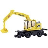 Minis by Lemke LC4265 N Bouwvoertuig Liebherr A922 spoorwegbouw-graafmachine (rails/weg) met grijper