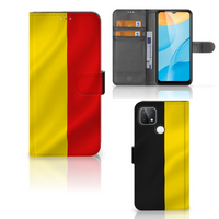 OPPO A15 Bookstyle Case Belgische Vlag - thumbnail