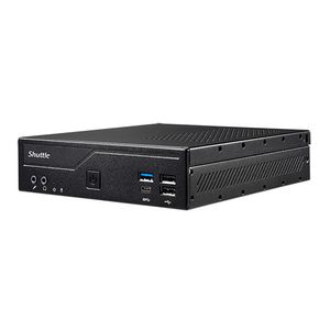 Shuttle XPÐ¡ slim DH610 PC/workstation barebone 1,3L maat pc Zwart LGA 1700