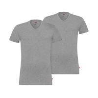 Levi's 2-pack t-shirts men V-Neck - grijs