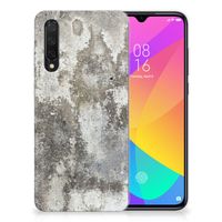 Xiaomi Mi 9 Lite TPU Siliconen Hoesje Beton Print - thumbnail