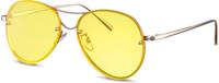 CWI zonnebril unisex piloot goud/geel (CWI2145)