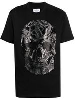 Philipp Plein t-shirt SS Snake à col rond - Noir