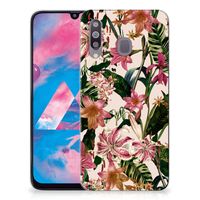 Samsung Galaxy M30 TPU Case Flowers - thumbnail