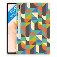 Samsung Galaxy Tab S7FE Hippe Hoes Funky Retro - thumbnail