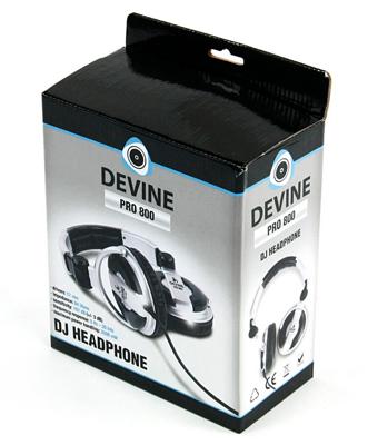 Devine PRO 800 Hoofdtelefoons Bedraad Hoofdband Zwart Devine PRO 800 Hoofdtelefoons Bedraad Hoofdband Zwart