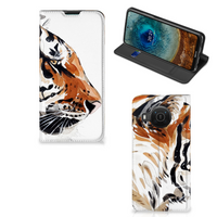 Bookcase Nokia X20 | X10 Watercolor Tiger - thumbnail