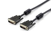 Equip DVI-kabel Digital DualLink monitorkabel DVI-D 24 + 1 stekker > DVI-D 24 + 1 stekker, 10,00 m