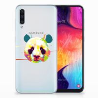 Samsung Galaxy A50 Telefoonhoesje met Naam Panda Color