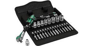 Wera 8100 SA 6 Zyklop Speed-ratelset, 1/4"-aandrijving, metrisch , 28 -delig - 1 stuk(s) - 05004016001