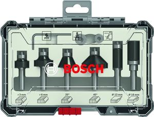 Bosch Kantenfreesset 6-delig, 8 mm frees