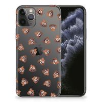 TPU bumper voor Apple iPhone 11 Pro Poep Emojis - thumbnail