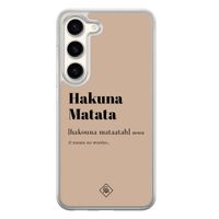 Samsung Galaxy S23 hybride hoesje - Hakuna matata - thumbnail