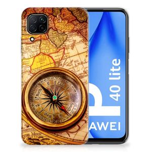 Huawei P40 Lite Siliconen Back Cover Kompas