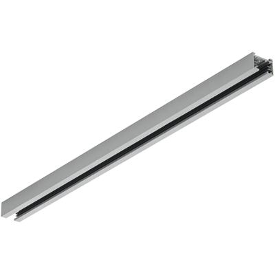 2-fase Spanningsrail 0.5m Aluminium Titaan - Geschikt voor Opbouw