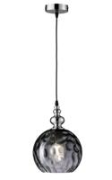 Fischer & Honsel Glazen hanglamp Uller met smoke glas 69566 - thumbnail