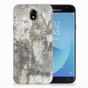 Samsung Galaxy J7 2017 | J7 Pro TPU Siliconen Hoesje Beton Print