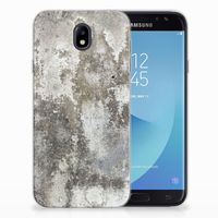 Samsung Galaxy J7 2017 | J7 Pro TPU Siliconen Hoesje Beton Print - thumbnail