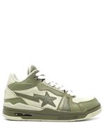 A BATHING APE® baskets en cuir - Vert - thumbnail