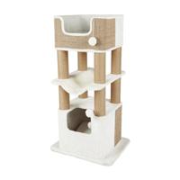 Trixie 44669 krabpaal XXL Lucano, 110 cm, wit/taupe