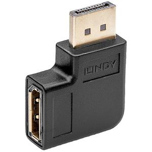 LINDY 41334 DisplayPort Adapter [1x DisplayPort bus - 1x DisplayPort stekker] Zwart