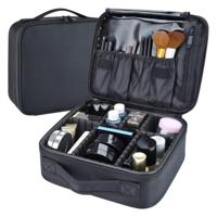 Soulima Make-uptas - zwart - 22 x 26 x 9 cm - organizer- toilettas - costmetica