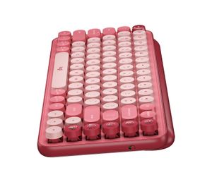 Logitech Pop Keys toetsenbord RF-draadloos + Bluetooth QWERTY US International Roze