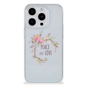 iPhone 15 Pro Telefoonhoesje met Naam Boho Text