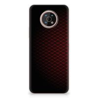 Nokia G50 TPU bumper Geruit Rood - thumbnail