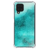 Back Cover Samsung Galaxy A12 Painting Blue - thumbnail