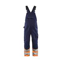 Blaklader 266218008953C46 High Vis tuinbroek, marineblauw/oranje, maat C46