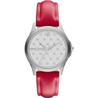 Horlogeband Armani Exchange AX5224 Leder Rood 18mm - thumbnail