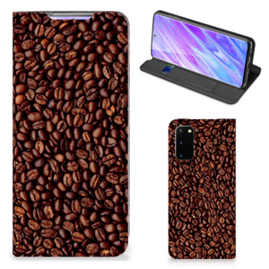 Samsung Galaxy S20 Flip Style Cover Koffiebonen