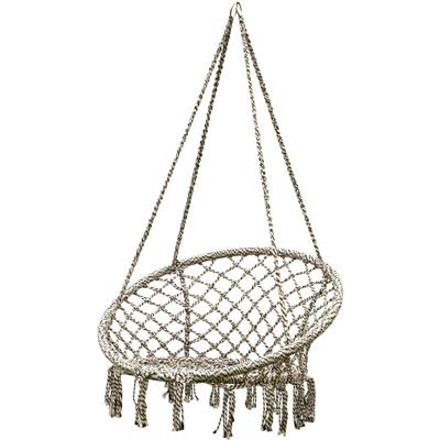 Viking Choice  Hangmat ooievaarsnest hangstoel 80x60cm grijs crème