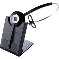 Jabra Pro 920 Monofoonse hoofdband, zwart, hoofdtelefoon - hoofdtelefoon (callcenter/kantoor, monofonisch, hoofdband, zwart, draadloos, 120 m)