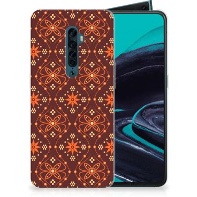 OPPO Reno 2 TPU bumper Batik Brown