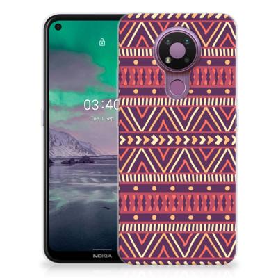 Nokia 3.4 TPU bumper Aztec Paars