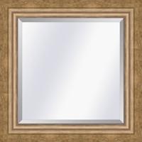 Moderne spiegel Lucerne Goud medium 52mm